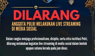 Polri Tegaskan Larangan Live Streaming Saat Bertugas, Jaga Profesionalitas Anggota