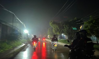 Patroli Brimob Batalyon D Pelopor Antisipasi Tawuran dan Balap Liar di Bekasi Berjalan Kondusif