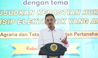 Peralihan Arsip Pertanahan Elektronik sebagai Sebuah Keniscayaan, Sekjen ATR/BPN : Harus Dikelola dengan Baik