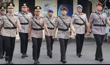Polres Cirebon Kota Gelar Sertijab Beberapa PJU, Kapolres : Bentuk Penyegaran Organisasi