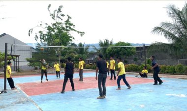 Latihan Yel-Yel Pramuka dan Olahraga, LPKA Banda Aceh Tingkatkan Kekompakan Anak Binaan