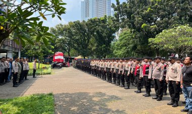 Brimob Batalyon D Pelopor Laksanakan Pengamanan Perayaan HUT GRIB JAYA di Istora Senayan