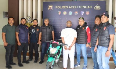 Satreskrim Polres Aceh Tengah Ringkus Pelaku Curanmor, Motor Curian Berhasil Diamankan