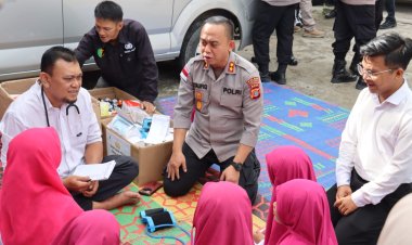 Sambut Hari Bhayangkara ke-80, Polres Aceh Tengah Berbagi Kebahagiaan dengan Anak Panti