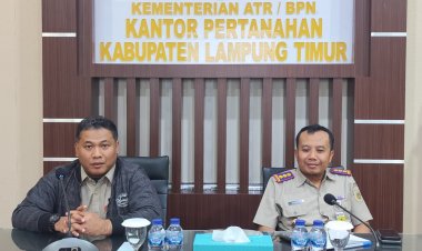 Kantah Lampung Timur Jalani Monev Zona Integritas, Tegaskan Komitmen Birokrasi Bersih dan Melayani