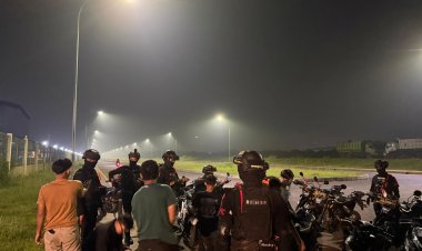 Patroli Brimob Batalyon D Pelopor Antisipasi Tawuran dan Balap Liar di Wilayah Kabupaten Bekasi