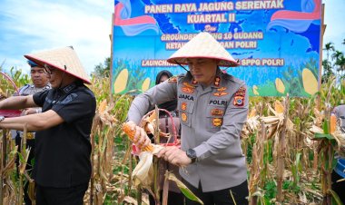 Polres Pidie Hadiri Panen Raya Jagung Serentak Kuartal II, Dukung Swasembada Pangan Nasional