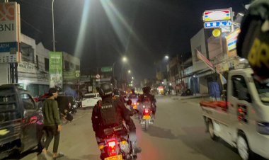 Patroli Brimob Yon D Pelopor Sisir Wilayah Kabupaten Bekasi, Antisipasi Tawuran dan Balap Liar