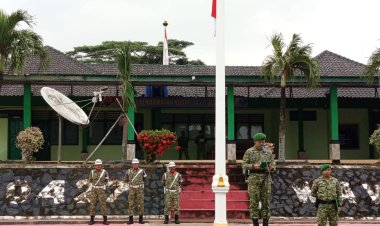 KODIM 0427/WAY KANAN GELAR UPACARA PERINGATAN HARI KEBANGKITAN NASIONAL KE-118, DANDIM: JAGA TUNAS BANGSA DEMI KEDAULATAN NEGARA   