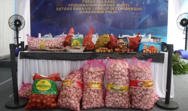 Satgas Gakkum Tegas! Produk Ilegal Ditimbun dan Dimusnahkan !