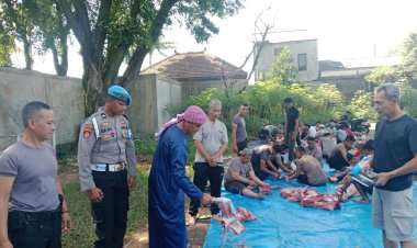 Rajut Kepedulian Sosial Idul Adha 1447 H, Korsabhara Baharkam Polri Salurkan 802 Paket Daging Kurban