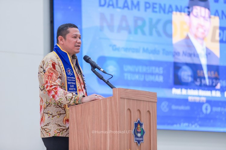 Di UTU, Dedy Tabrany Serukan Mahasiswa Jadi Garda Terdepan Perangi Narkoba
