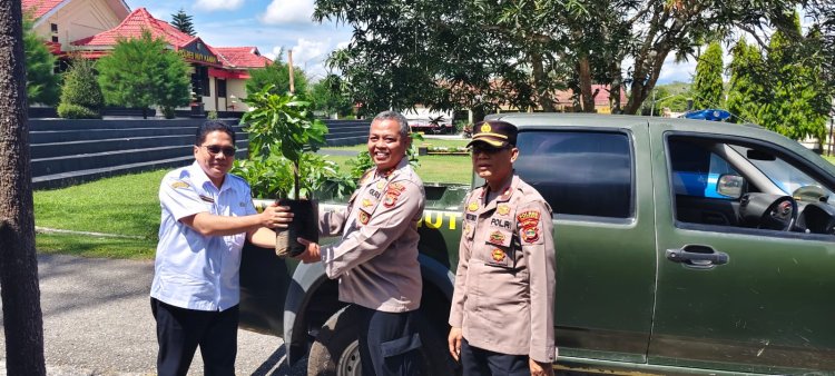 Sinergi Jaga Keamanan dan Kelestarian Hutan, Kepala UPT KPH Bukit Punggur Silahturahmi di Polres Way Kanan