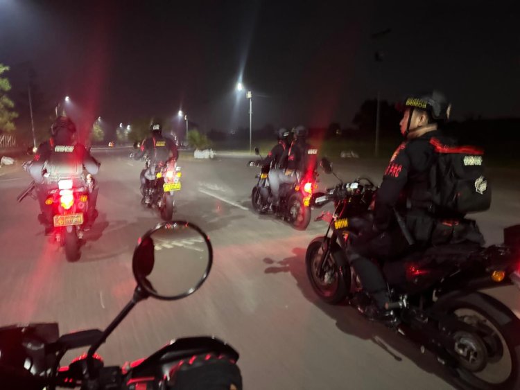 Patroli Brimob Yon D Pelopor Sisir Wilayah Kabupaten Bekasi, Tawuran dan Balap Liar Nihil