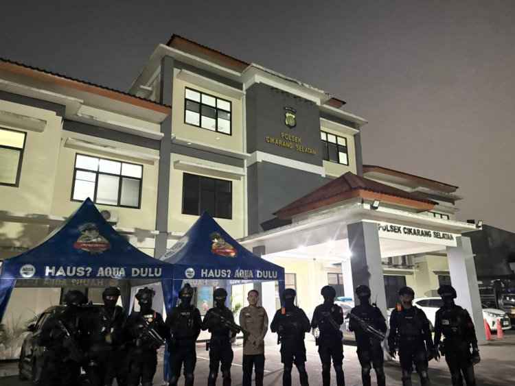 Patmob Kompi 2 Yon D Pelopor Tingkatkan Patroli Antisipasi Tawuran dan Balap Liar di Bekasi Kota