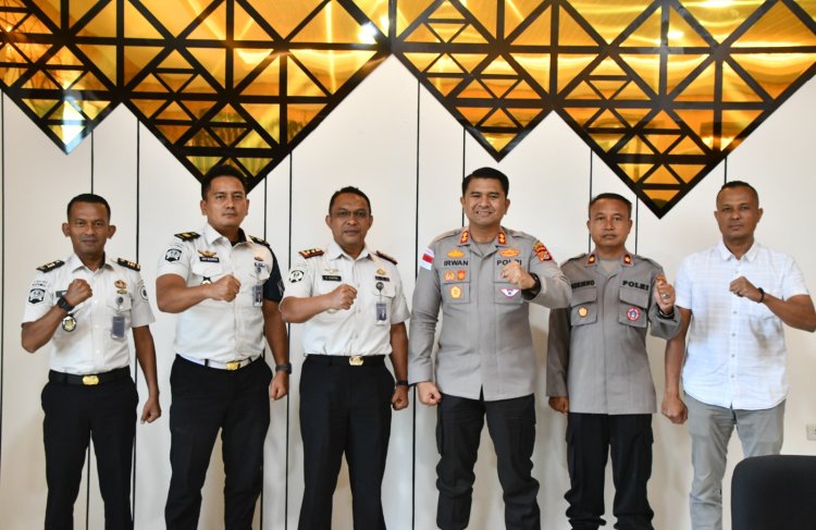 Perkuat Sinergi Pemeliharaan Kamtibmas, Kapolres Aceh Timur Sambut Kunjungan Kalapas Kelas IIB Idi