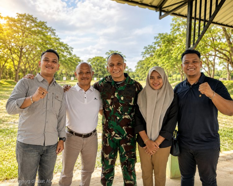 Danyonif 111/Karma Bhakti Terima Kunjungan Wartawan, Bangun Kolaborasi Positif