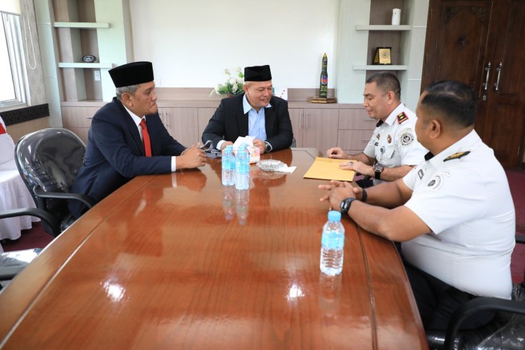 Kalapas Lhoksukon Temui Bupati Aceh Utara, Bahas Pembangunan Gedung Baru Lapas
