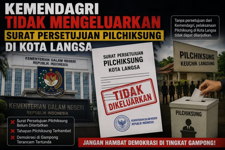 Kemendagri Diminta Jangan Hambat Demokrasi, Persetujuan Pilchiksung Langsa Belum Diterbitkan