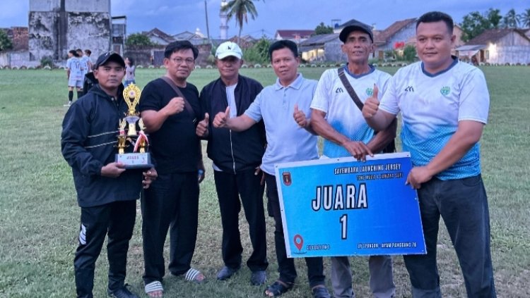 KAMPUNG SERDANG KURING SUKSES BERPRESTASI DI TURNAMEN SEPAK BOLA OKU TIMUR TAHUN 2026, SABET JUARA 1 DAN HADIAH SAPI DI LOKASI SIDODADI BK 9