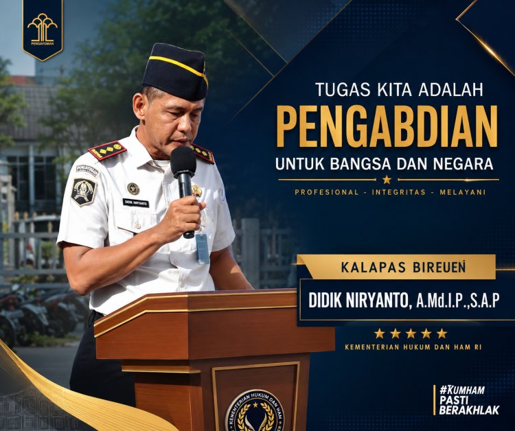 Peringati Hari Kebangkitan Nasional, Lapas Bireuen Teguhkan Komitmen Pelayanan Humanis
