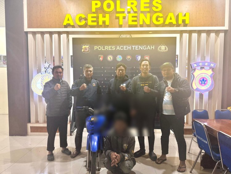 Sat Reskrim Polres Aceh Tengah Berhasil Ungkap Kasus Curanmor