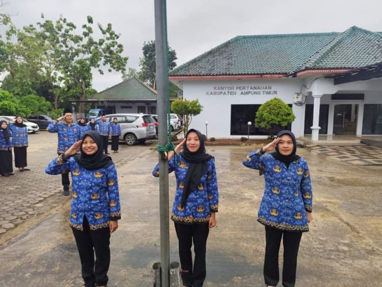 Kantah Kabupaten Lampung Timur Gelar Upacara Peringati Hari Kebangkitan Nasional ke-118 Tahun 2026