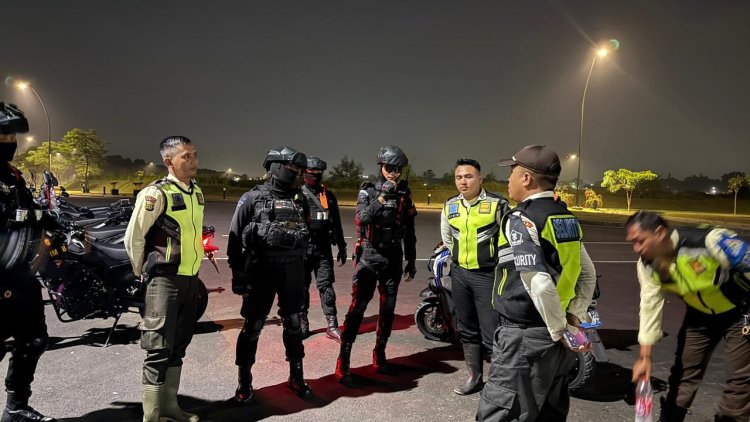 Patmob D 73 Kompi 2 Batalyon D Pelopor Intensifkan Patroli Antisipasi Tawuran dan Kejahatan Jalanan di Bekasi Kota