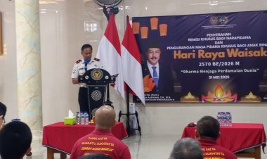 Puluhan Warga Binaan Lapas Cipinang Terima Remisi Waisak, Wujud Hasil Pembinaan dan Perubahan Diri