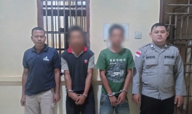Kurang dari 24 Jam, Polisi Ringkus Dua Pencuri Kabel PLN di Aceh Tamiang