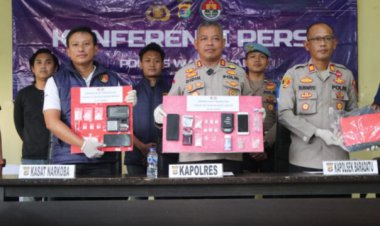 Respon Cepat Layanan 110, Polres Way Kanan Bekuk Tiga Pelaku Diduga Pengedar Sabu Dengan Total 32,83 Gram