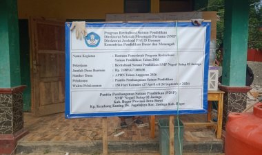Diduga Berbau Korupsi, Suardi Jawab Soal Proyek Sekolah SMP Negeri Satap 2  Jasinga, Sesuai Arahan Konsultan,