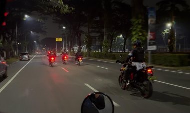 Patroli Brimob Batalyon D Pelopor Ciptakan Situasi Kondusif di Kabupaten Bekasi