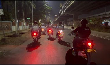 Patroli Patmob 73 D Brimob Batalyon D Pelopor Antisipasi Tawuran dan Balap Liar di Bekasi Kota