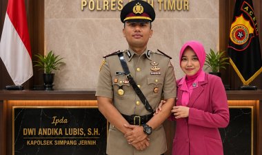 IPDA Dwi Andika Lubis Resmi Jabat Kapolsek Simpang Jernih, Gantikan IPDA Safwadinur