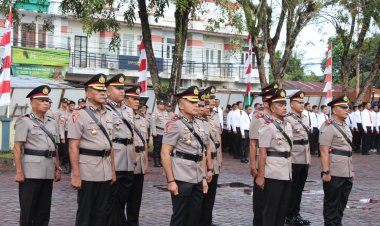 Sertijab Sejumlah PJU dan Kapolsek Jajaran, Kapolres Aceh Barat Tekankan Profesionalisme dan Peningkatan Pelayanan Publik