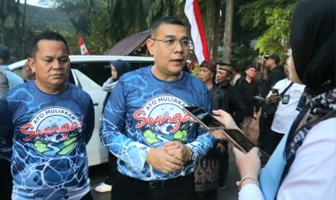 Hadiri Gerakan Nasional “AYO Muliakan Sungai”, Wamen Ossy: Memuliakan Sungai Berarti Memuliakan Negara