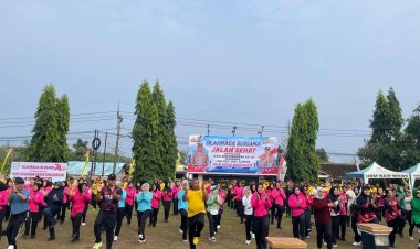 SINERGI TNI–POLRI–PEMDA DAN MASYARAKAT MERIAHKAN HUT BHAYANGKARA KE-80 DI WAY KANAN