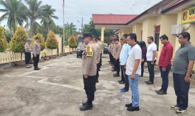 Pimpin Apel Perdana, IPTU Hendra Kurniawan Ajak Personel Tingkatkan Disiplin dan Pelayanan Prima