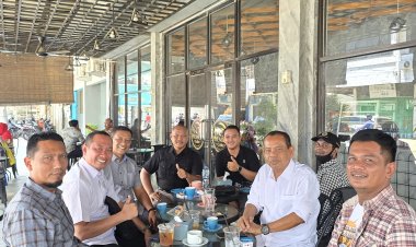 Bangun Komunikasi yang Solid, Dua Kasat Polres Langsa Silaturahmi Bersama Wartawan dan Advokat