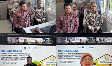Perkuat Perlindungan Anak, LPKA Banda Aceh Ikuti Sosialisasi Standar LPKRA
