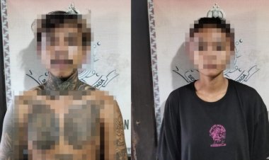 Curi HP di Pasar Malam, Seorang Pria dan Wanita Asal Pasir Sakti Diamankan Polsek Baradatu