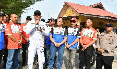 Ratusan Rider Taklukkan Lintasan TAKAT III, Hari Bhayangkara Ke 80  Jadi Momentum Persaudaraan dan Kepedulian