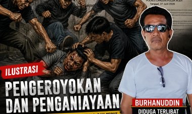 Korban Penganiayaan dan Pengeroyokan Laporkan Burhanuddin Bersama Anaknya ke Polres Langsa