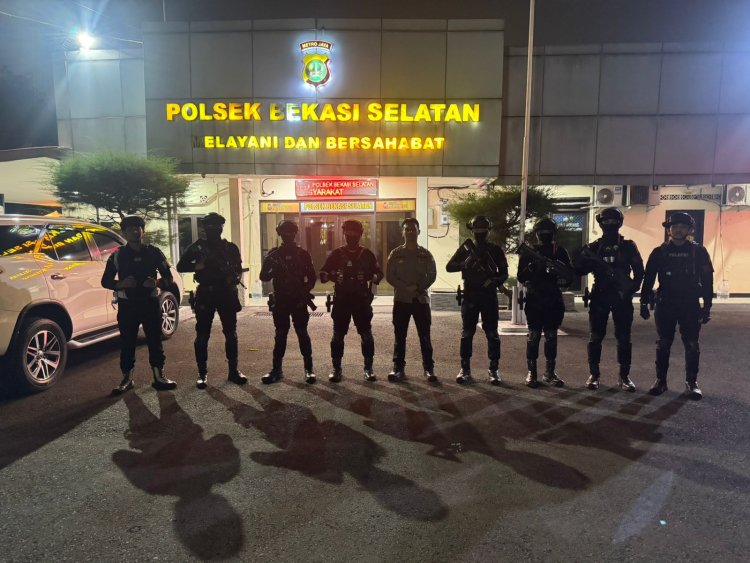 Patroli Brimob Patmob 73 D Gagalkan Aksi Tawuran, Empat Remaja Diamankan di Bekasi Timur