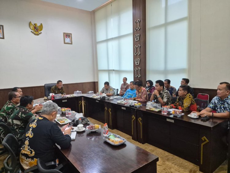 Perkuat Ketahanan Pangan, Kantah Kabupaten Tulang Bawang Hadiri Rakor Program Cetak Sawah Rakyat
