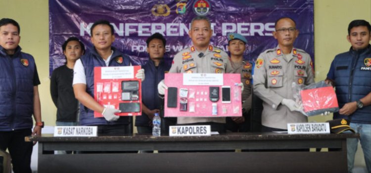 Respon Cepat Layanan 110, Polres Way Kanan Bekuk Tiga Pelaku Diduga Pengedar Sabu Dengan Total 32,83 Gram