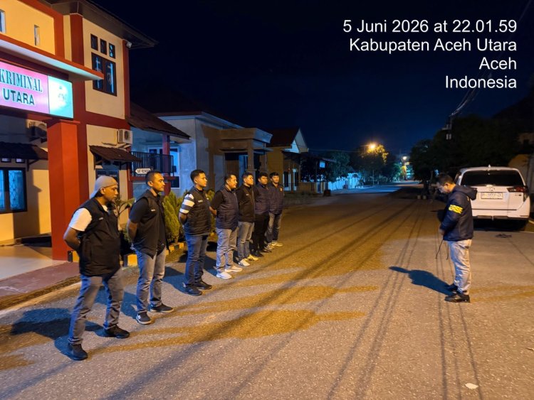 Sat Reskrim Polres Aceh Utara Intensifkan Patroli URC, Antisipasi Kejahatan 3C dan Gangguan Kamtibmas