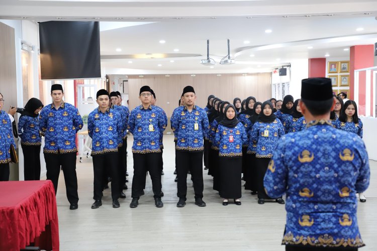 Kakan Banyuasin Lucky Ariansa Sampaikan Pesan Penting untuj ASN yang Baru Disumpah