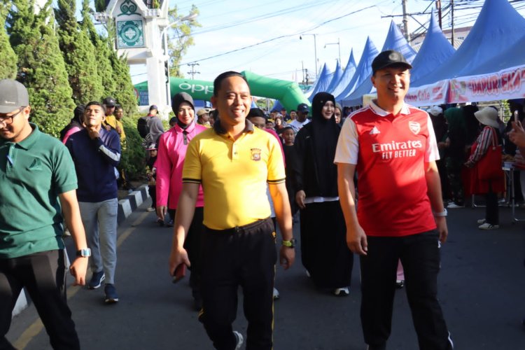 Semarak Hari Bhayangkara ke-80, Polres Aceh Tengah Sukses Gelar Car Free Day "Rupa Rasa Warisan"